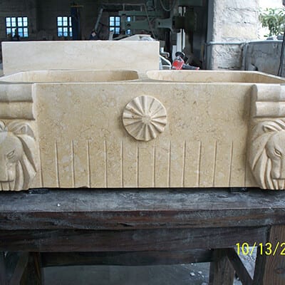 China Cheap price Stone Tub -
 High quality marble stone carved sink for bathroom – Magic Stone