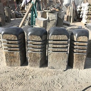 Xiamen supplier chiseled basalt lights