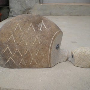 OEM manufacturer Stone Pot -<br />
 Rock stone hedgehog sculptures - Magic Stone