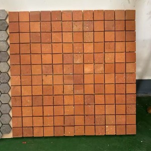 Red Clay Mosaic Tiles for Flooring Walling & Design Projects Premium Quality Bricks