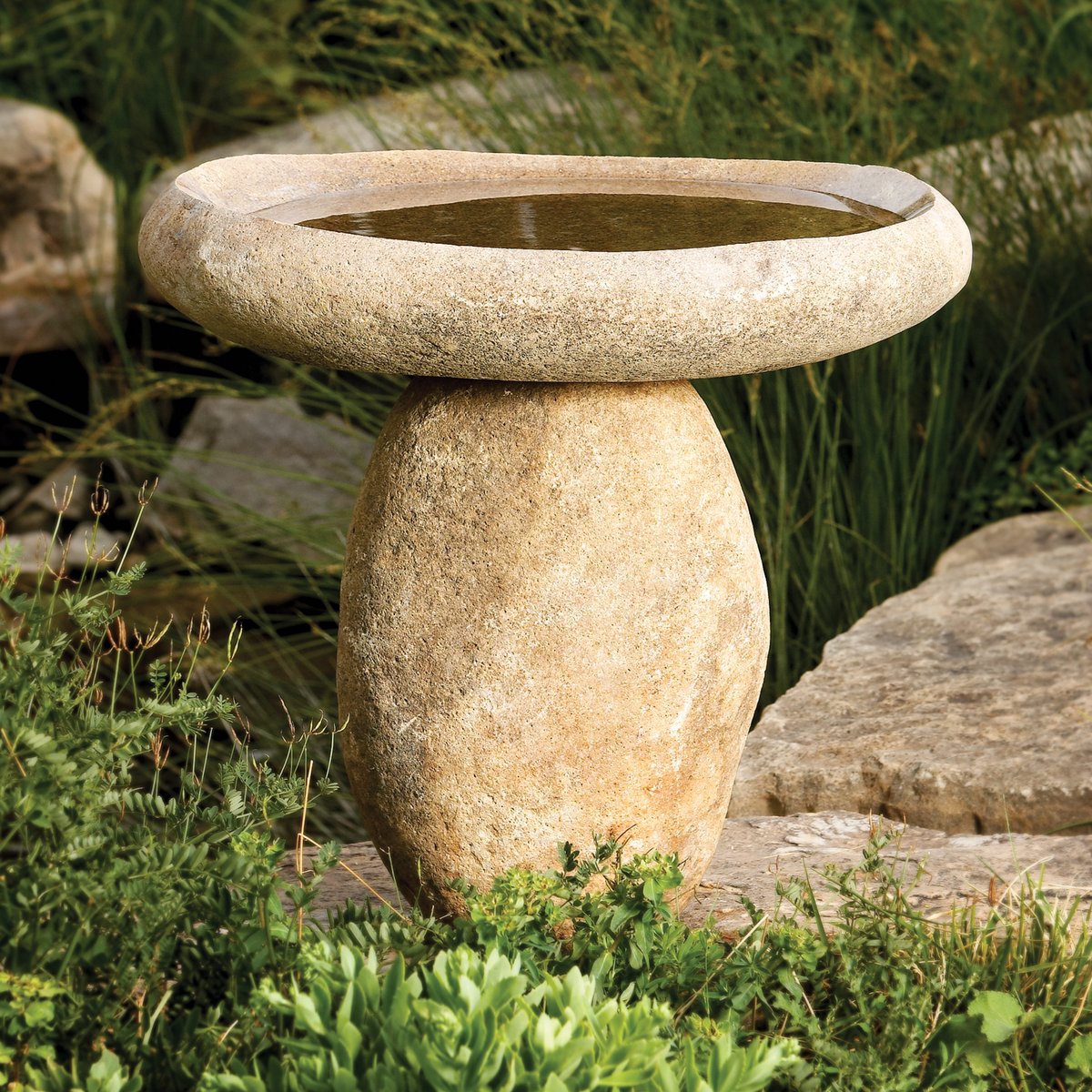 Stone Birdbath: Where Natural Luxury Meets Garden Serenity