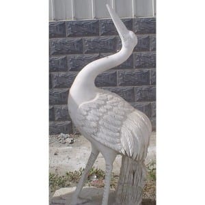 Hand carved crane eagle stone sculpture