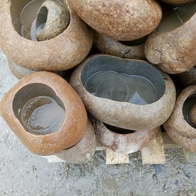 Wholesale Discount Free Standing Bathtub -
Cobble stone round birdbath for sale – Magic Stone detail pictures