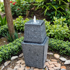 European Style Outdoor Garden Hand-Carved Granite Water Fountain Stone for Courtyard Park