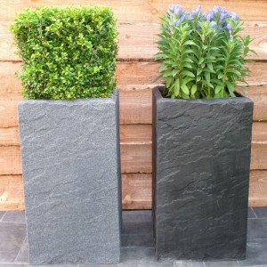 Decorative granite stone flower pots and planters