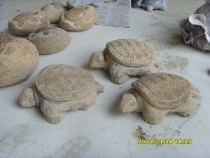 Bulk Stone Turtle & Duck Garden Statue – Durable Outdoor Decor for Yard/Patio