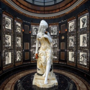 Modern Design Style Hand Carved Marble Beautiful Lady Figure Fountain Statue Sculpture