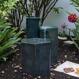 Flat top natural fountain basalt kits