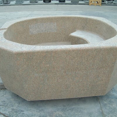 Factory source Flower Pot -
Square solid stone bath tub bathtub – Magic Stone detail pictures