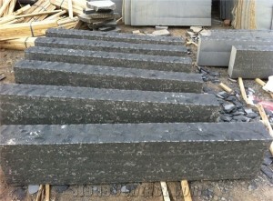 cheap black basalt curb stone