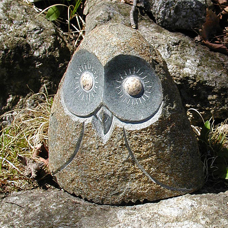 Factory Price Stone Bench -
Cobble stone owl statue – Magic Stone detail pictures