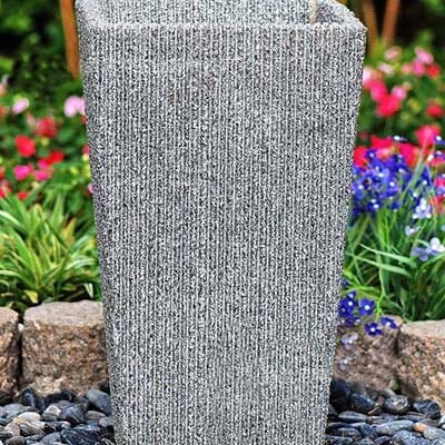 OEM China Natural White Pebble -
 Custom granite modern Chinese flower pots for outdoor decor – Magic Stone
