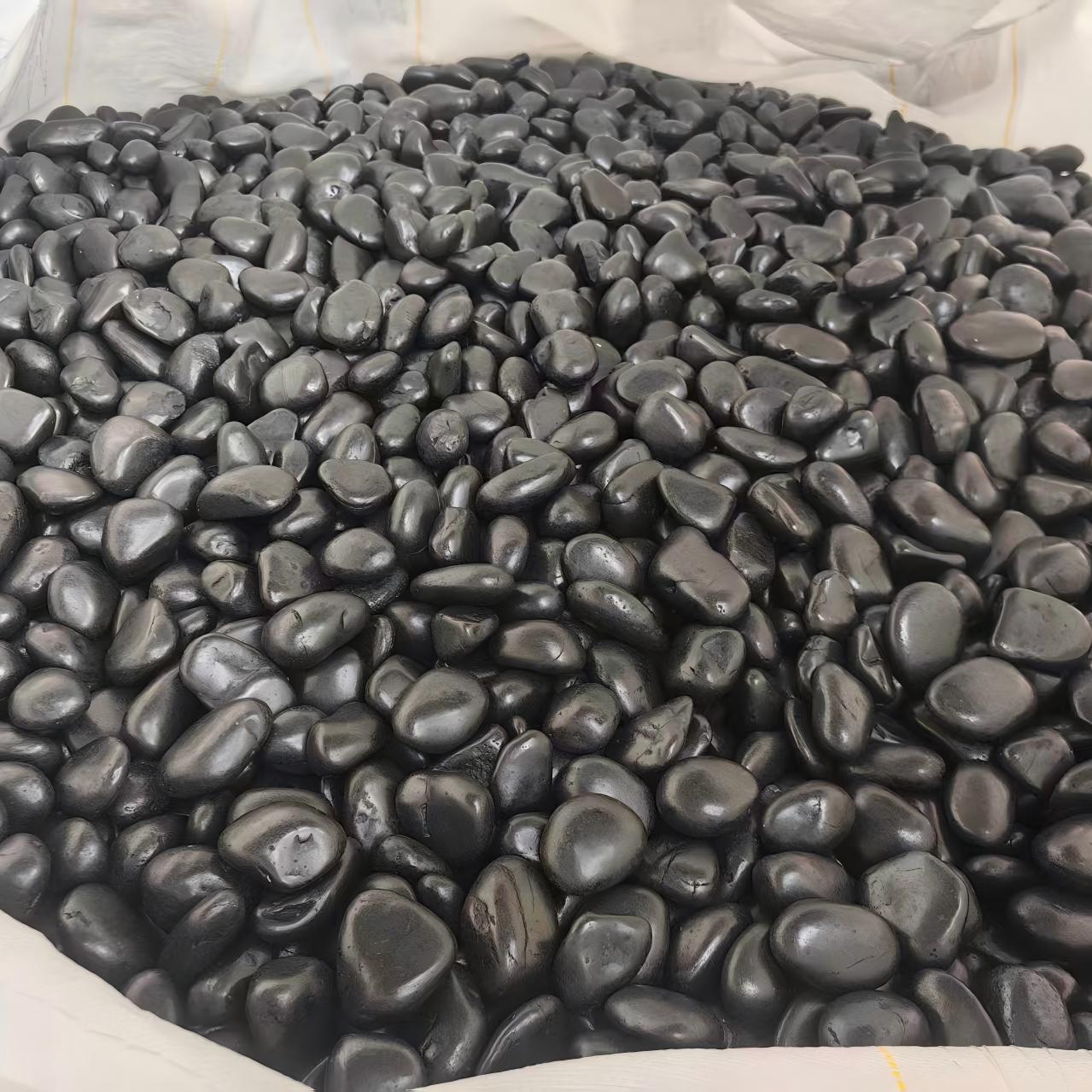 Polished Pebbles Fully Loaded and Shipped to Domestic and Overseas Landscape Projects