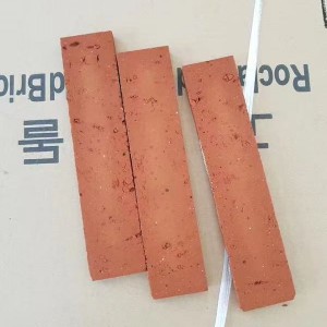 Antique Red Natural Clay Thin Sintered Firebricks for Traditional House & Garden Edging