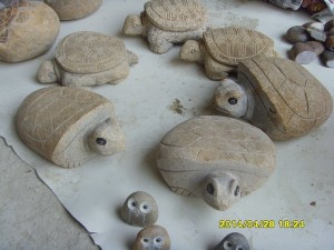 Bulk Stone Turtle & Duck Garden Statue – Durable Outdoor Decor for Yard/Patio