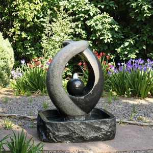 Indoor and Outdoor Granite Stone Water Fountain for Garden and Park Decorative Application