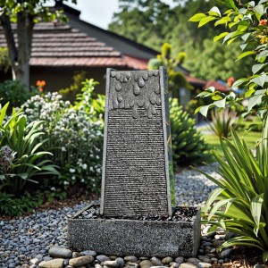 Large Outdoor Natural Stone Granite Water Fountain for Yard Garden