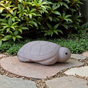 Small Turtle Garden Statue Carved Patio Ornament for Garden Decoration