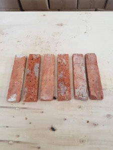 Solid Antique Red Natural Clay Bricks Thin Sintered Firebricks for Traditional House & Garden Edging