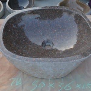 China Factory for Customize Marble Coaster -
 Cobble stone bathroom sinks – Magic Stone