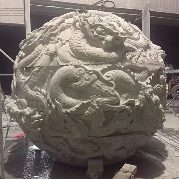 OEM Manufacturer Natural Stone Pebbles -
 Chinese hand carved dragon carving – Magic Stone