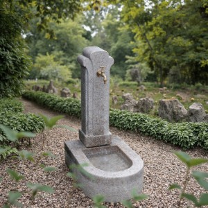 Natural Granite Stone Fountain & Wash Basin Hand Carved Outdoor Garden Products for Premium Garden Appeal