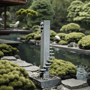 Modern Outdoor Garden Water Wall Fountain Practical Durable Granite Stone Wholesale Long Service Life