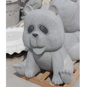 High quality marble stone panda statue