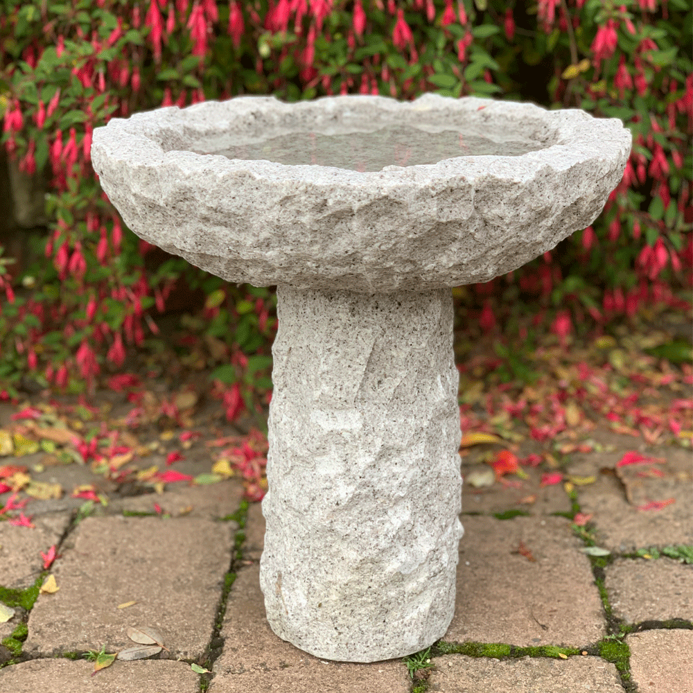 Embrace Nature’s Symphony with Our Handcrafted Stone Birdbath