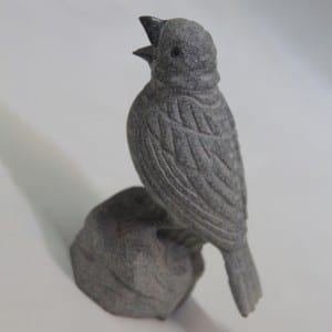 Stone bird larawang inukit iskultura para sa pagbebenta