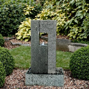 Customized Outdoor Square Community Stone Carving Fountain Various Shapes in Granite