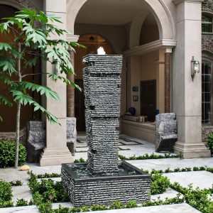 Rectangle-Shaped Indoor Home Decor Water Fountain for Home and Garden Decorative Fountains