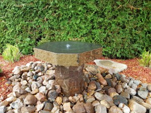 basalt water bird bath