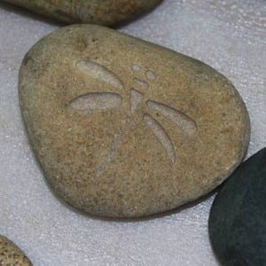 Factory best selling Cheap Garden Stepping Stones -<br />
 Wholesale small butterfly intaglio - Magic Stone