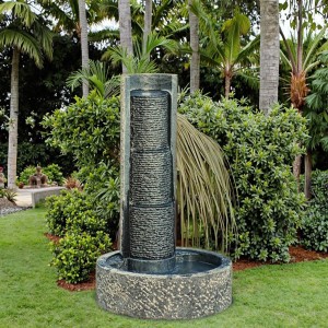 Natural Stone Base Outdoor Granite Water Fountain Statue Garden Ornaments Product