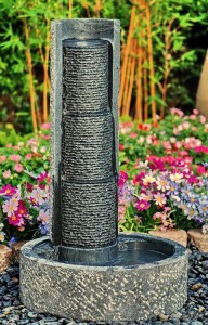 Natural Stone Base Outdoor Granite Water Fountain Statue Garden Ornaments Product