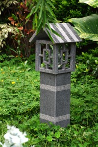 Granite Japanese lantern garden ornaments for Outdoor