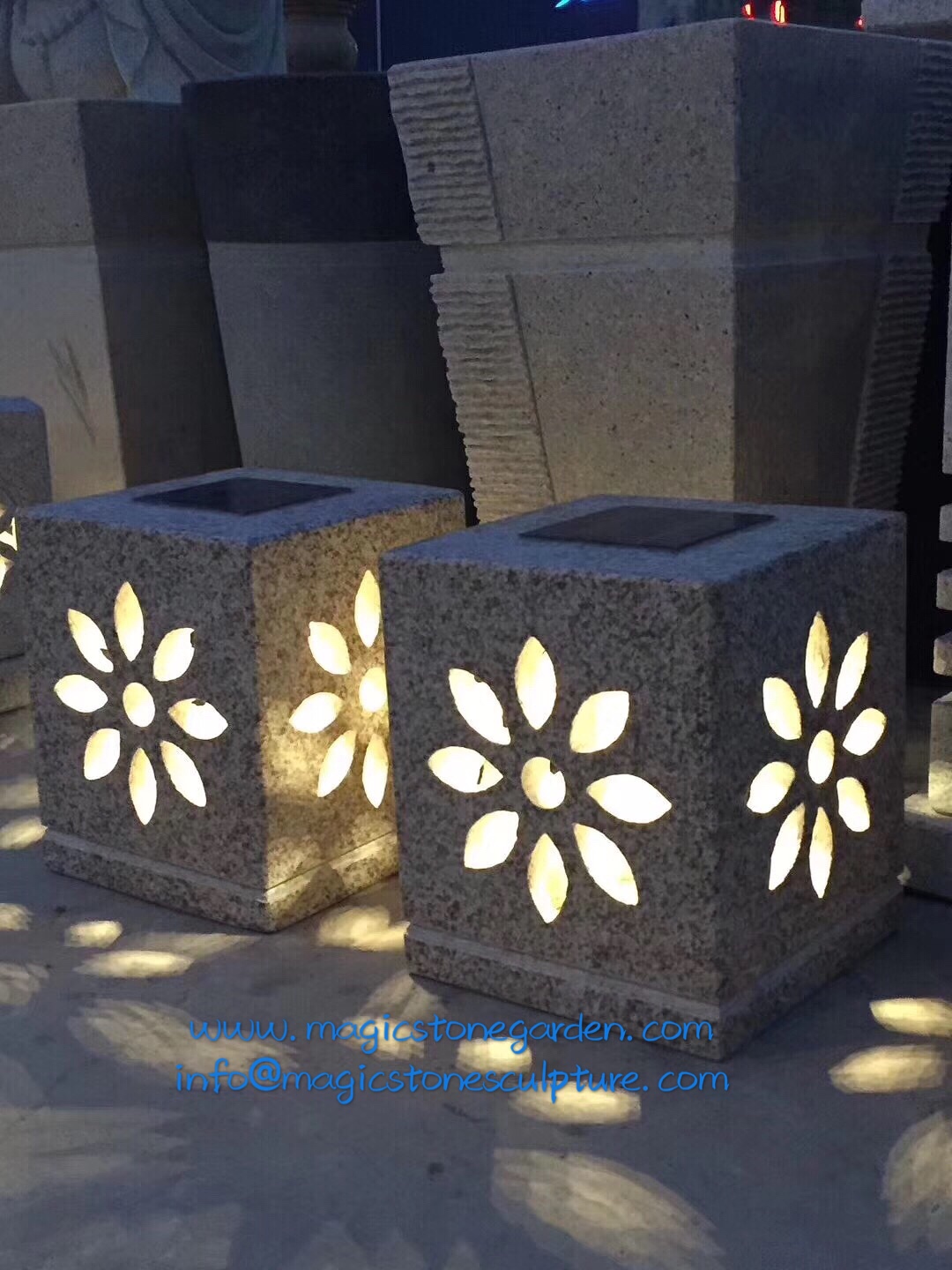 Sun-Kissed Stone Glow: Solar Lanterns for Eco-Chic Spaces