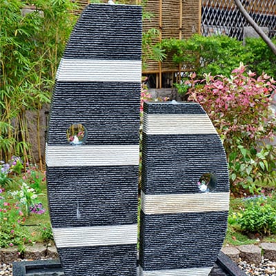 China Manufacturer for Lowes Stepping Stone -
Large outdoor stone boat shape water fountains for sale – Magic Stone detail pictures