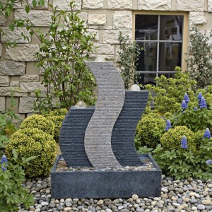 Garden Decorative Hand Carved Granite Water Fountain Stone for Outdoor Court Yard