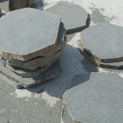 Chinese wholesale Cobble Stone Fountain -
 Honed surface basalt stepping stone – Magic Stone