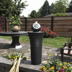 Exquisite Granite Water Fountain for Garden Ambiance
