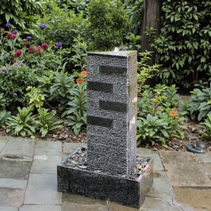 Granite Water Fountain Indoor and Outdoor Home Garden Ornament for Villa