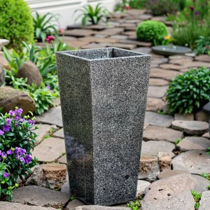 Large High Quality Granite Flower Pot Planters for Outdoor Garden for Hotels and Courtyards