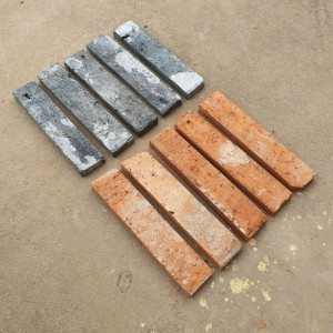 Antiquated Red Sliced Bricks on Sale
