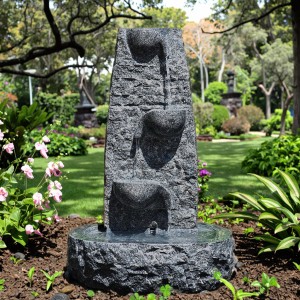 Hand Carved Outdoor Granite Stone Water Fountain for Courtyard Garden Park or Villa Decorative Feature for Lake Application