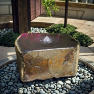 Hexagonal Shaped Basalt Stone for Fountain Decorative Landscape Design