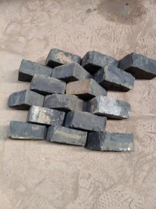 Antiqued Grey Slice Bricks Wall Clay Tile Decoration for Dining Kitchen Outdoor Indoor