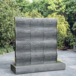 Modern Garden Hand Carved Sculpture Granite Stone Water Fountain Reception Design Custom Made Order Water Features