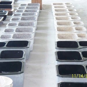 OEM/ODM Manufacturer Water Trough -
 Rectangle shape granite bathroom sink – Magic Stone